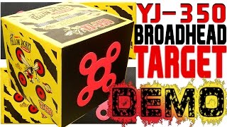 Yellow Jacket YJ350 Broadhead Foam Archery Target by Morrell [upl. by Docia514]