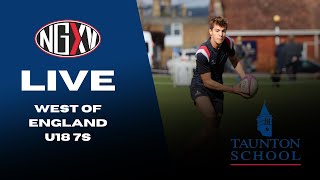 LIVE RUGBY WEST OF ENGLAND U18 SCHOOLS 7s  at TAUNTON SCHOOL [upl. by Fredericka]