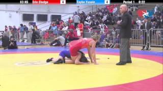 WM 63 KG  Erin Clodgo vs Taybe Yusein [upl. by Edurtreg]