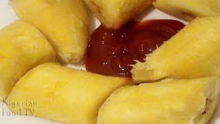 Boiled Plantains  Easy Nigerian Food TV recipe [upl. by Baumbaugh702]