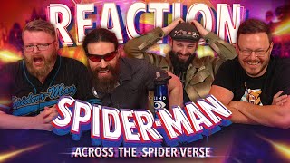 SpiderMan Across The Spiderverse  MOVIE REACTION [upl. by Semaj]