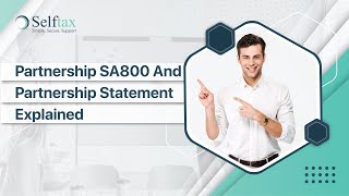 Partnership SA800 with Partnership Statement Explained  Selftax Ltd [upl. by Templas925]