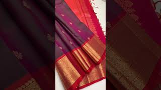 ✨Pure Kanjivaram Handloom silk sarees ✨Price8500 ✨DM 9042598287shorts sareesareestrendingziah [upl. by Eitsyrc]