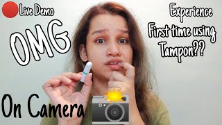 Using Tampons for the first time my Experiencemy experience how to remove or insertPeriods [upl. by Ahseem]