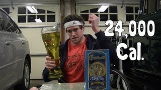 Idiot Consumes 24000 Calories of Fat in 3min [upl. by Enenstein]