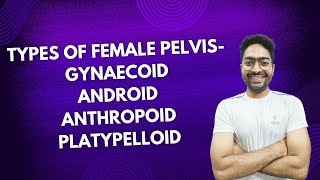 Types of Female Pelvis Gynecoid Android Anthropoid Platypelloid [upl. by Wachtel]