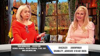 AAsre Emrooz Tv Pouri Hoshiar Nejad Ghazaleh Jahanpanah Disability [upl. by Brittan]