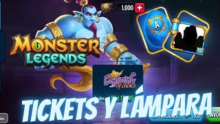 😱GASTANDO MIS ULTIMOS TICKETS😱 SACAREMOS ANCESTRALES MONSTER LEGENDS [upl. by Lleuqar]