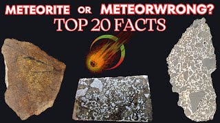 Top 20 Facts ☄️ Meteorite Identification ID amp MeteorWRONGs Did I find a meteorite [upl. by Aehsan203]