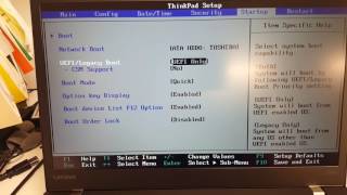 Lenovo BIOS setup [upl. by Polard]