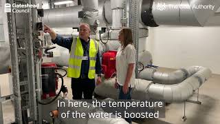 Take a look at the Gateshead mine water heat scheme working in action [upl. by Odlo]