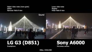 A6000 Smartphone vs Mirrorless Low Light [upl. by Akeem]