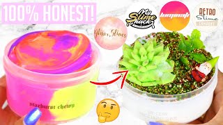 FAMOUS VS UNDERRATED SLIME SHOP REVIEW [upl. by Yllen]