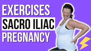 Sacroiliac Joint Pain Relief Exercises for Pregnancy [upl. by Anum198]