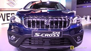 2017 Suzuki SX4 SCross All Grip  Exterior and Interior Walkaround  Debut at 2016 Paris Motor Show [upl. by Adiesirb]