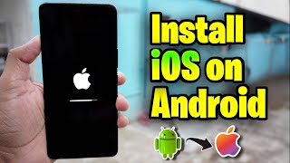 🔥 Install iOS on Android with Proof  Run iPhones Games and Apps 😱 [upl. by Aleyak370]