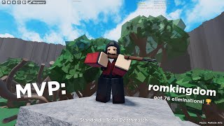 Roblox  Weaponry 76 kills No death 1 [upl. by Shaylyn]