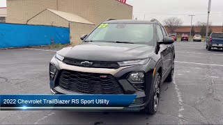 2022 Chevrolet TrailBlazer RS Sport Utility Woodhaven Trenton Wyandotte Taylor Riverview Southg [upl. by Ayahc]