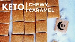 Keto Chewy Caramel with Allulose  Revised LowCarb Caramel Recipe [upl. by Seuqirdor]