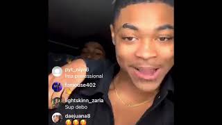 Chris Gone Crazy Debo And Brookyn Queen On Instagram live 112820 [upl. by Tilney]