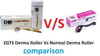 ZGTS Derma Roller Vs Normal Derma Roller  Unboxing and First impression dermatology dermaroller [upl. by Mylor395]