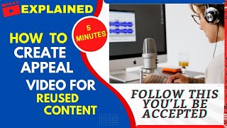 How to create An Appeal video for reused content I YPP Video Appeal [upl. by Blockus]