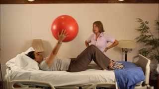 COPD Treatments amp Rehab Therapy Ball Exercises [upl. by Euqinahs]