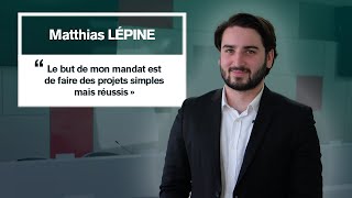 Matthias Lépine  nouveau VicePrésident étudiant de luniversité TRAJECTOIRES [upl. by Brigette]