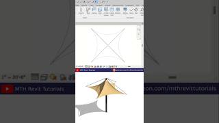 Modeling Tensile Structure in Revit Tutorial revittutorials bim revit [upl. by Orlando]