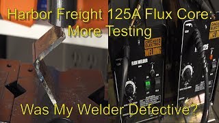 Harbor Freight Flux Core Weld Strength Testing Pt 3 [upl. by Kryska]