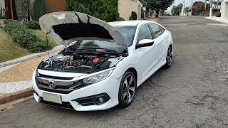 Honda Civic EX 2017 Completo Branco Pérola [upl. by Delmar]