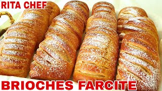 BRIOCHES FARCITE⭐RITA CHEF  Soffici e super golose [upl. by Nylirrej]