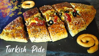 How to make Turkish Pide  Turkish Beef Pide recipe by Rabia  Turkish flatbread pizza [upl. by Marb598]