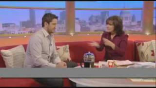 Gerard Butler admits recent relationships GMTV interview [upl. by Drawd]