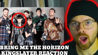 RAP FAN REACTS TO BRING ME THE HORIZON  KINGSLAYER FT BABYMETAL [upl. by Yliab]