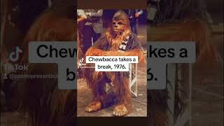 Chewbacca takes a break 1976 history [upl. by Aenil]