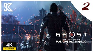 GOT 2POSADA DEL VIAJEROAPRENDIENDO MOVIMIENTOSGHOST OF TSUSHIMAGameplay Español [upl. by Anibor]