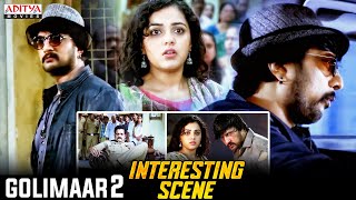 quotGolimaar 2quot Interesting Scenes  Hindi Dubbed Movie  Kiccha Sudeep Nitya Menon  Aditya Movies [upl. by Coussoule]