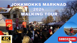 Jokkmokks Marknad 2024  Walking Tour [upl. by Ettore]