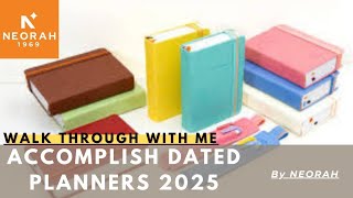 WALKTHROUGH NEORAH ACCOMPLISH DATED 2025 PLANNER 2025 AtelierNEORAH planner2025 [upl. by Todhunter583]