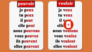 conjugaison les verbes du 3ème groupe présent pouvoir et vouloir [upl. by Aiuqes]