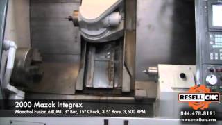 2000 Mazak Integrex 300Y CNC Lathe [upl. by Rosaleen56]