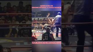 QUEBRADORA DE DEMONI0 INFERN4L A CHARLY MANSON  IndyWrestling Shorts LuchaLibre Highlights [upl. by Ahtennek]