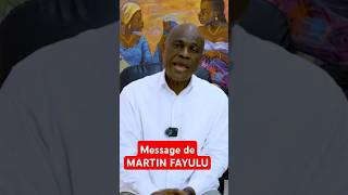 🚨Urgent message du président MARTIN FAYULU le 18 novembre 2024 🇨🇩 africanleader actualités duo [upl. by Elawalo]