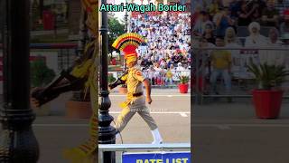 Attari Wagah Border Ceremony Wagah Border Parade 😱 Pakistan Border attari status wagahborder [upl. by Horwitz]