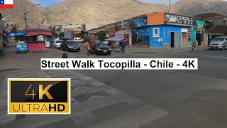 🇨🇱 Street Walk Tocopilla  Chile  4K [upl. by Mulderig]