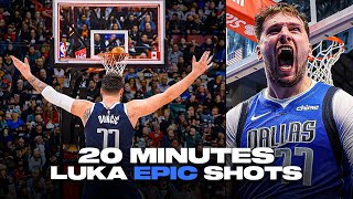 20 Minutes of Luka Doncic hitting the MOST RIDICULOUS Shots 😱 [upl. by Cherilynn451]