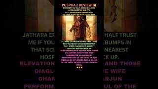 Puspha 2 Review 🔥  BLOCK BUSTER 💥 puspha2 review movie shortvideo [upl. by Atsylac398]