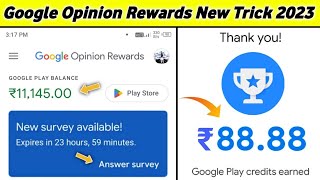 google opinion rewards how to get surveys faster  how to get surveys faster in google opinion [upl. by Lucias]