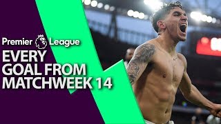 Every goal from Premier League Matchweek 14 I NBC Sports [upl. by Rodman]